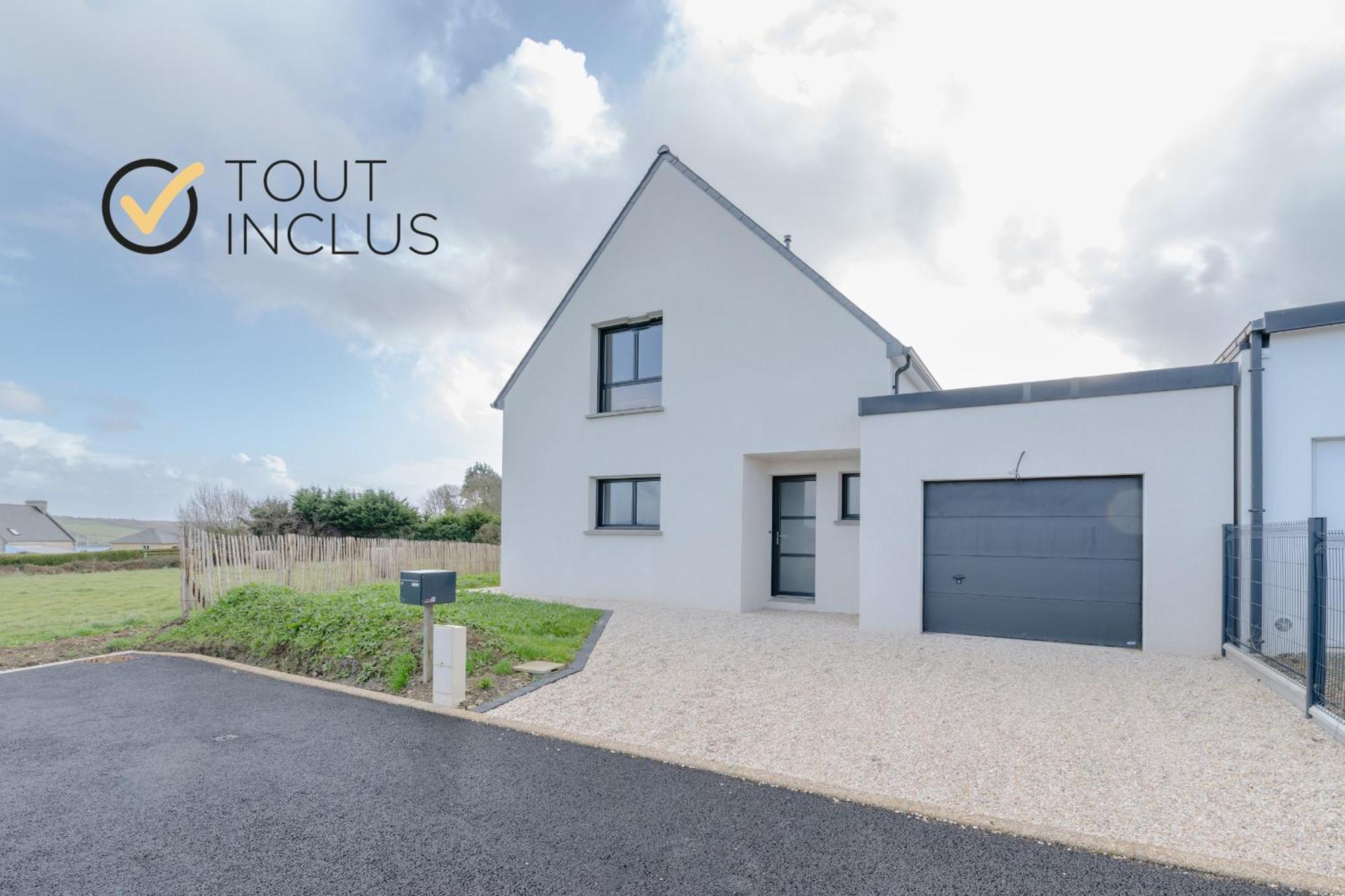 Ty Nevez - Jolie Maison Neuve Avec Petite Vue Mer Saint-Pabu  Екстер'єр фото
