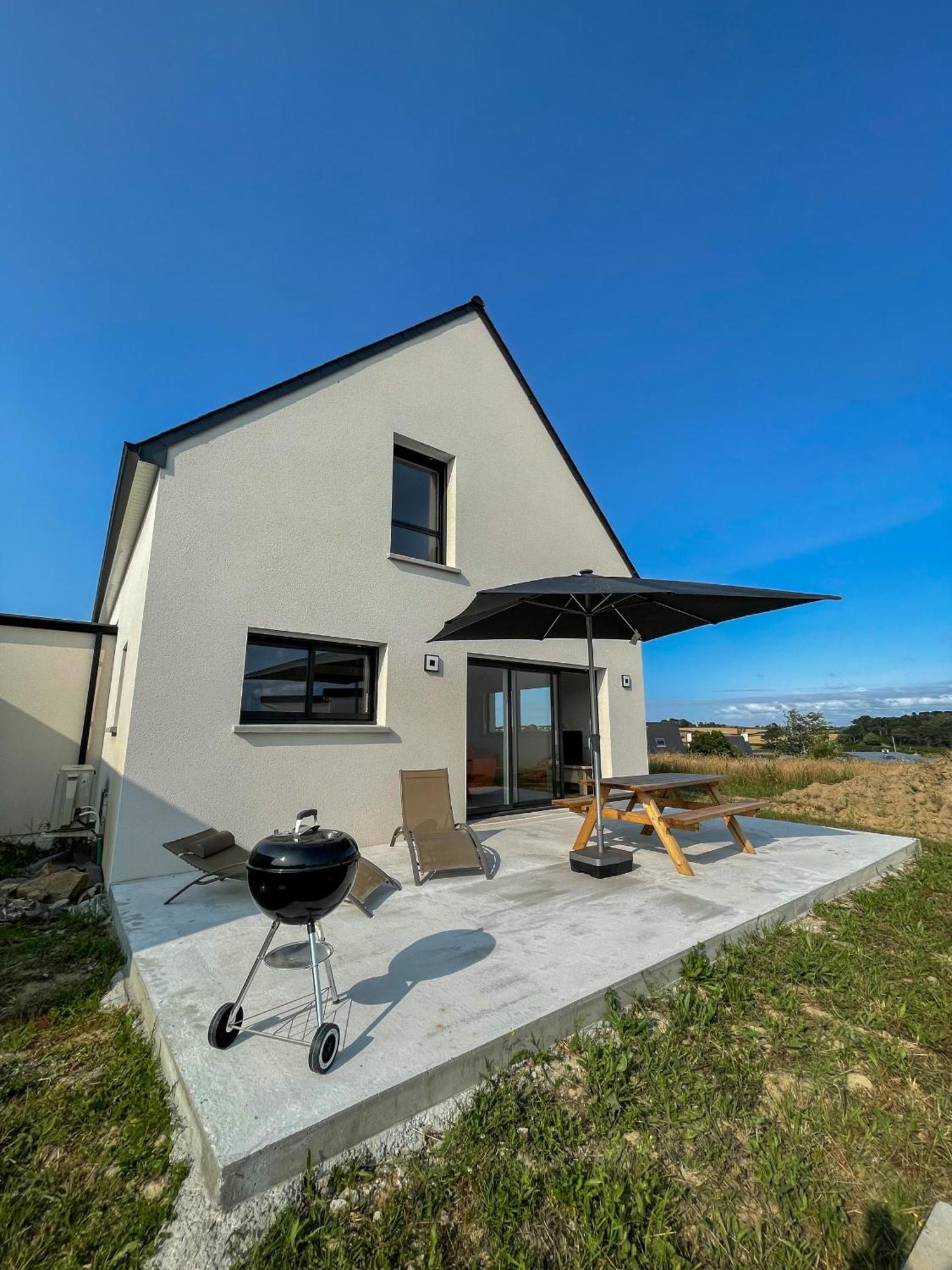 Ty Nevez - Jolie Maison Neuve Avec Petite Vue Mer Saint-Pabu  Екстер'єр фото